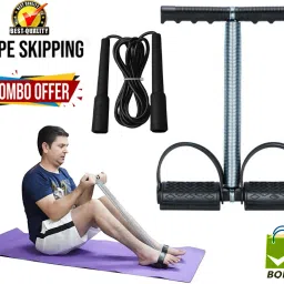 Ab Exeerciser Tummy Trimmer With Pencil Skipping Rope(Pack of 2) Ab Exerciser Fitness Accessory Kit Kit-picture-1