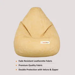 beankart XXXL Bean Bag with Beans Teardrop Bean BagWith Bean Filling image 3