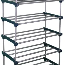 turbomax 6 Layer Book Shelf for Home Library Multipurpose Storage Organizer Rack Stand Plastic Open Book Shelf image 4