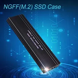 DazzelOn M2 CASE 4 M.2 NGFF Portable SSD Enclosure USB3.0 Case, SATA Based B and M Key Solid State Disk Reader Adapter image 3