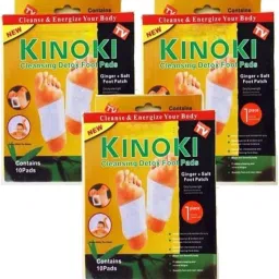 KINOKI Cleansing Toxins Remover Detox Foot Patches Adhesive Pads Kit(3 box) Foot Pedal Flush-image-86
