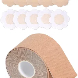 Women's Cotton Spandex Multipurpose Breast Lift Tape. Nursing Breast DN55 Nursing Breast Pad-image-23