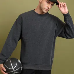 highlander Men Full Sleeve Solid Sweatshirt-picture-2