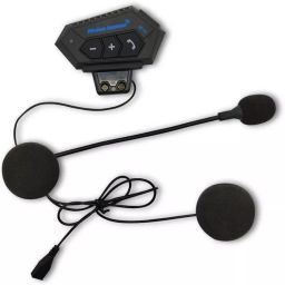 Cubonic BT12 Helmet Bluetooth Headset, 2 Phones Connection together, IP67 Waterproof Smart Headphones-24