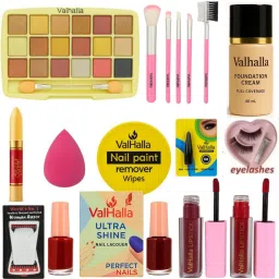 13-in-1 Premium Makeup Combo Kit with Razor, Foundation , eyeshadow & More-19
