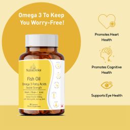 nutrachoice Omega 3 Fish Oil 1000mg (360mg EPA & 240mg DHA) for Brain, Heart & Joint Health image 4