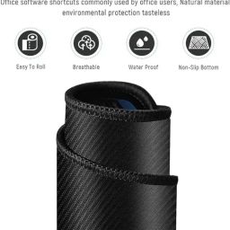 Tnglov 3mm Thick Non-Striched English Shortcut Keys Mouse Pad Mat Mousepad 10-AX Non Slip Base Mousepad image 5