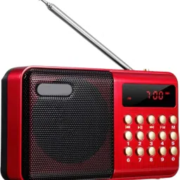 Faux Rabit Pocket FM Radio Bluetooth Speaker, Hidden Antenna, 6W|12 Hours AUX, SD Card, USB 6 W Bluetooth Speaker-12