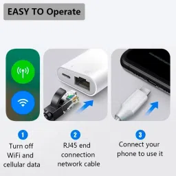 SCALEBEE Type C to LAN TypeC Gigabit Ethernet LAN 1000Mbps, Plug & Play Wired Ethernet Lan Adapter compatible with Linux, Mac, Windows image 5