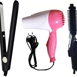 WILLA Hair Dryer NV-1290 Hair Curler mini Hair Straightener combo Personal Care Appliance Combo-image-57
