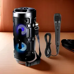 YAROH Thunder (Bluetooth Speaker with mic) 20W Stereo Sound (Home Theater) EK397 20 W Bluetooth Home Theatre-image-4
