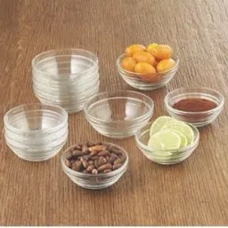 Glass Sauce Bowl Chatni Bowl/Stackable Sauce Bowl/ Modern Bowl-image-75