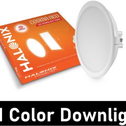 12W 3-in-1 Cosma round Led Downlighter White,Yellow, Off white cutout size 96mm Recessed Ceiling Lamp-image-5