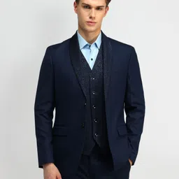 arrow Men 3-piece Self Design Suit-picture-18
