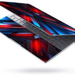 Flipkart SmartBuy Combo of Full Body Laptop Skin and Mouse Pad - Techno Circuit No Residue Removable Self Adhesive Vinyl Reusable Laptop Skin Compatible for 15.6 inch-image-46