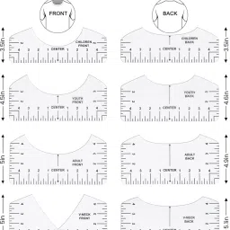 climberty Alignment Ruler Set PVC Durable Guides Pattern Tailor Chalk image 2