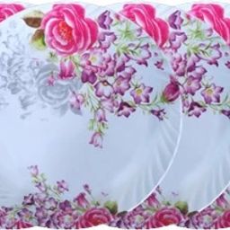 Melamine smart model(513) 7 inch half dinner plate 6 pcs Dinner Plate-image-95