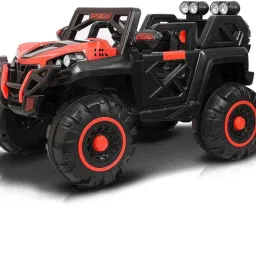 Rechargeable Battery-Operated Kids Ride-On Jeep with Music and Lights!" Jeep Battery Operated Ride On-0