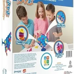 goyal's Games Topple, Strategy Balancing and Skill Tabletop Game, Stack 5 in A Row image 4