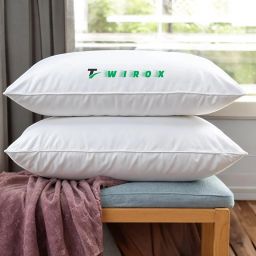 LUXURY Cotton Solid Sleeping Pillow Pack of 2-image-43