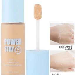 Oil Free, Long Lasting Waterproof Liquid Foundation with Primer Foundation-image-77