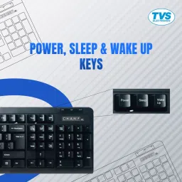 Tvs Electronics Champ XL Wired USB Standard Desktop Keyboard Compatible with Desktop, Laptop, Tablet, iPad, Mac image 3