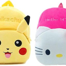 Small 12 L Backpack BM-Latch_combo of 2 yellow pikachu, pink hello kitty_1393-image-93