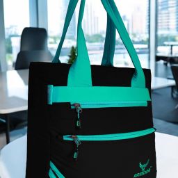 Women Black, Blue Tote - Extra Spacious-image-91