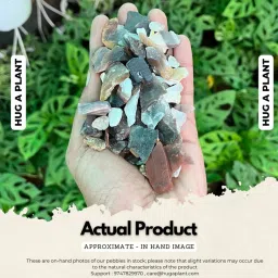 hug a plant MARBLECHIP MIXED-1KG Carved Asymmetrical Marble Pebbles image 2