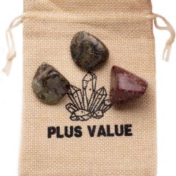 african-bloodstone-Tumbled-50gm-jute-bag Regular Asymmetrical Crystal, Quartz Pebbles-25