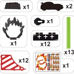 bestie toys TrackGo Car Track Builder - Flexible Multi Loop Slot/Race Car Set Great Toy image 2