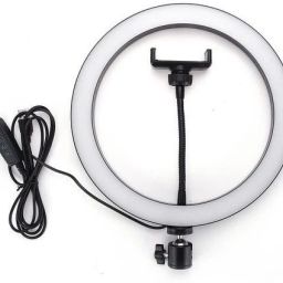 Webilla Ring Light 10 /26cm Dimmable LED Ringlight Flash-image-0
