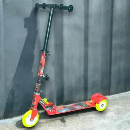 3 Wheels Skating Kick Scooter for Kids |Foldable & Adjustable Height | big space-image-27