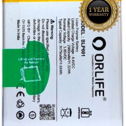 orlife Mobile Battery For Oppo F1S, A59, (A53-2015) A1601, BLP601 (1 Year Replacement Warranty)-image-5