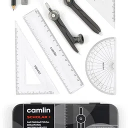 camlin Scholar Plus Mathematical Drawing Instruments Geometry Box image 2