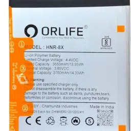 orlife Mobile Battery For HONOR 8X , 9X Lite ,Honor Play , Honor View 10 , Huawei , 1 Year Replacement Warranty-picture-8