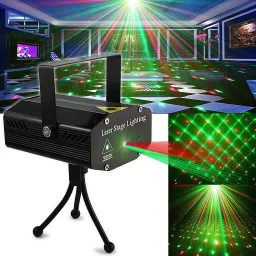 Stage Lighting Sound Activated Party Laser Light 6 Design for Party Disco Ball Set-45