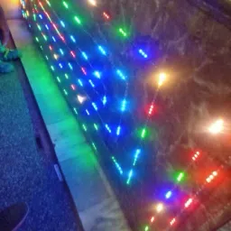 strawhat 54 LEDs 1 m Multicolor Color Changing, Flickering, Steady Strip Rice Lights image 3