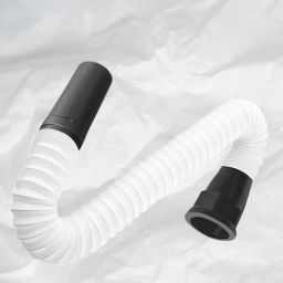 White Outlet Drain Pipe – PVC Waste Hose – 1Pc sink pipe set/ sink pipe/ adjustable pipe/ Waste Pipe White for Wash Basin/Sink Hose Pipe-image-87