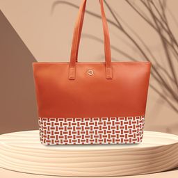 Caprese Textured Oversized Structured Shoulder Bag image 1