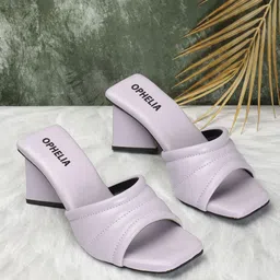 OPHELIA Solid Block Heels-38