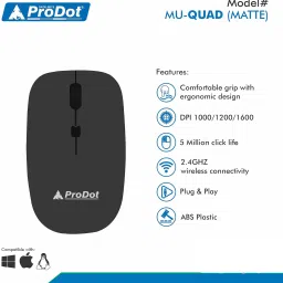 PRODOT 365 High-Performance Wireless Optical Mouse image 4
