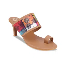 GLAM STORY Printed Block Heels image 4