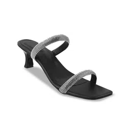 Try Me Embellished Open Toe Block Heels image 5
