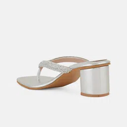 CORSICA Embellished Open Toe Block Heels image 3