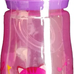 Cute Design Attractive Cartoon Baby Feeding Bottle With Cap -300 Ml - 300 ml-image-18