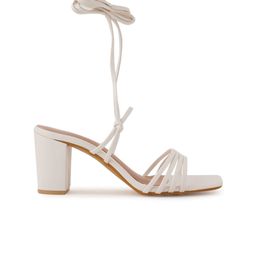 ZENVO Open Toe Block Heeled Gladiators image 4