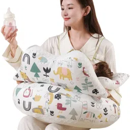 Premium Baby Nursing Pillow, C-shaped Pillow, Ergonomic Baby Side Sleeper Pillow Breastfeeding Pillow-image-1