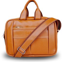 Men Tan Messenger Bag-image-39