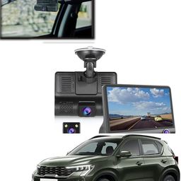 maties 4inch 3Way Car DVR Camera 1080P Video Recorder Cameras 247 Black LCD-picture-22